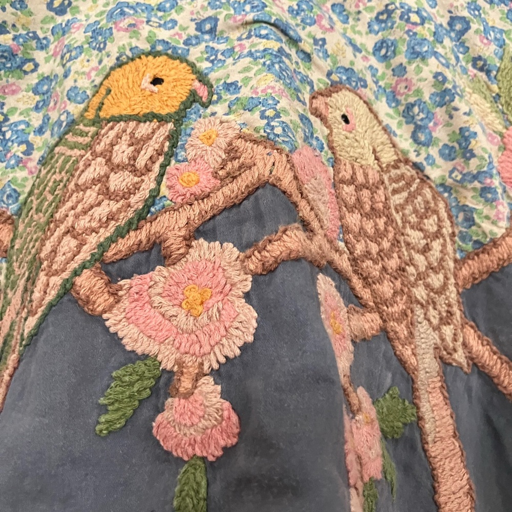 Magnolia Pearl Blue and Pink Unique Embroidered Top - Picture 2 of 14